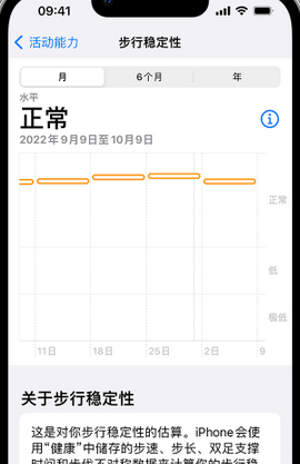 什运乡iPhone手机维修如何在iPhone开启'步行稳定性通知'