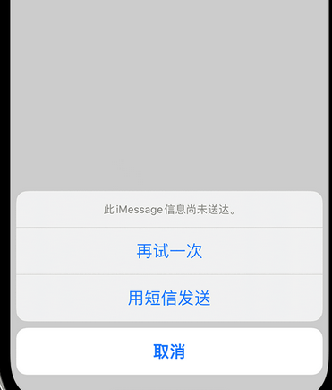 什运乡apple维修iPhone上无法正常发送iMessage信息