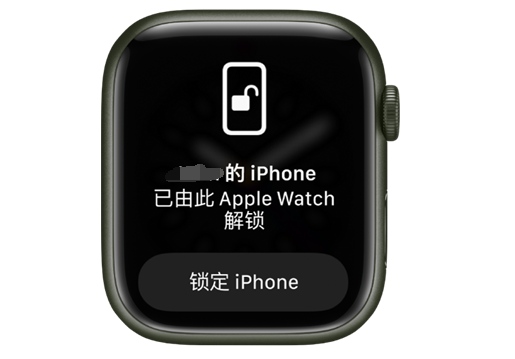 什运乡苹果手机维修分享用 AppleWatch 解锁配备面容 ID 的 iPhone方法 