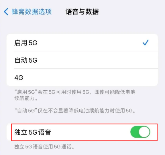 什运乡苹果14维修分享iPhone 14 Pro如何开启VoNR 