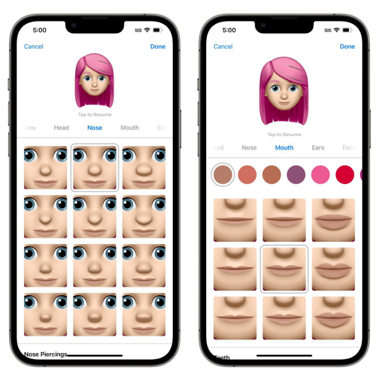 什运乡苹果手机维修分享​iOS 16中的拟我表情有了哪些变化和升级 